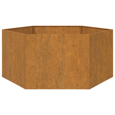 Planter Rusty 35.4"x35.4"x17.7" Corten Steel