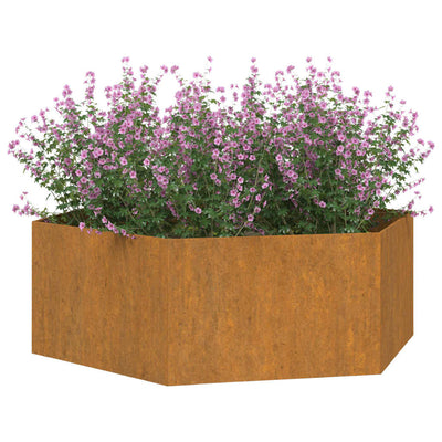 Planter Rusty 54.3"x47.2"x17.7" Corten Steel