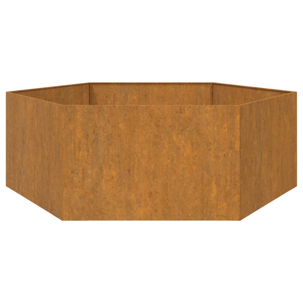 Planter Rusty 54.3"x47.2"x17.7" Corten Steel