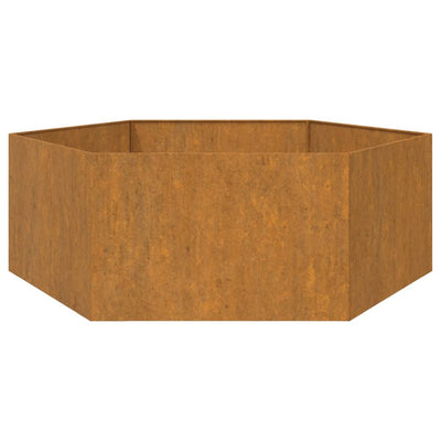 Planter Rusty 54.3"x47.2"x17.7" Corten Steel