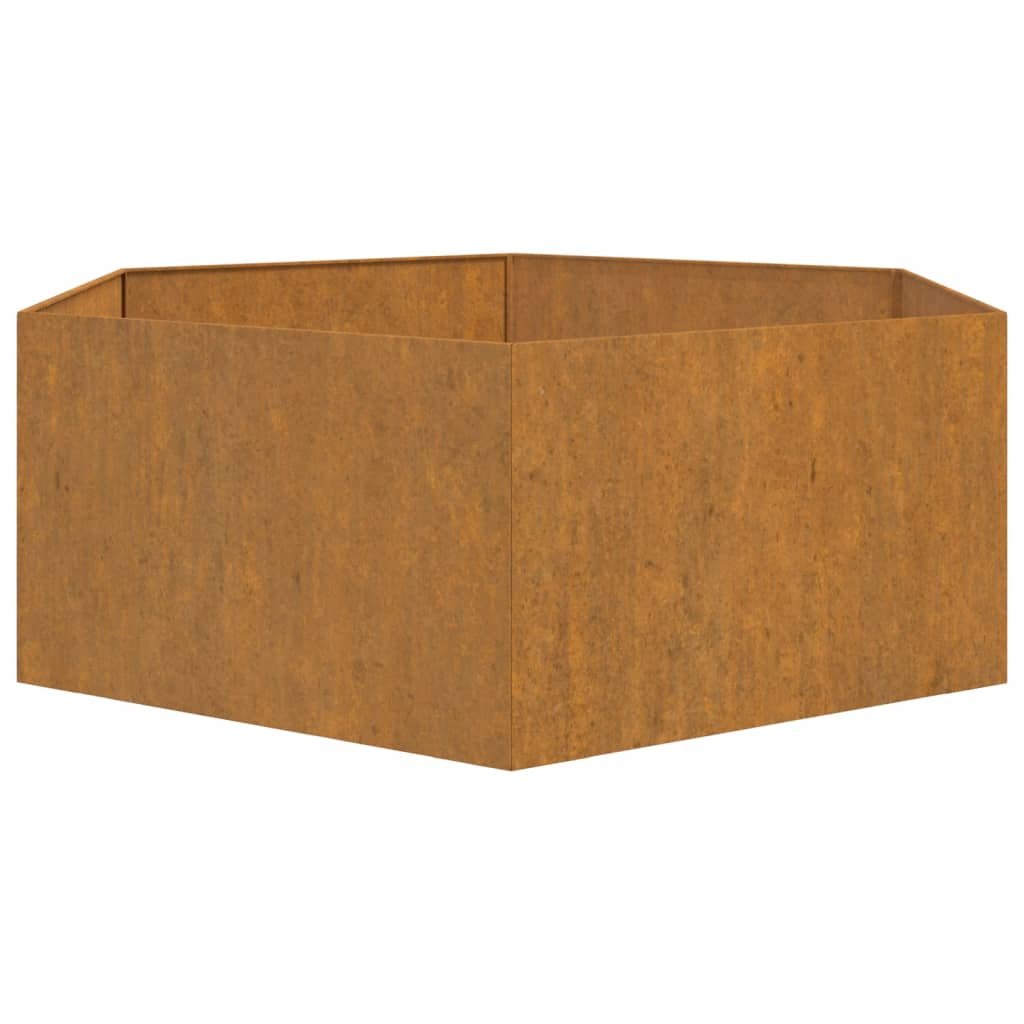 Planter Rusty 54.3"x47.2"x17.7" Corten Steel