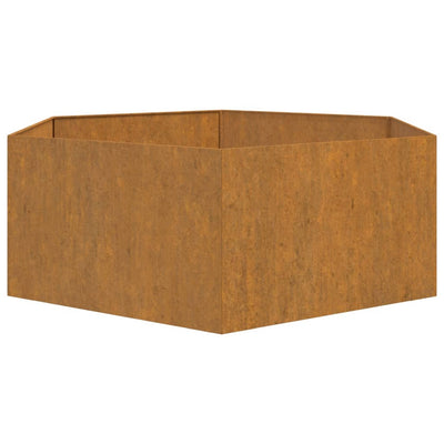 Planter Rusty 54.3"x47.2"x17.7" Corten Steel