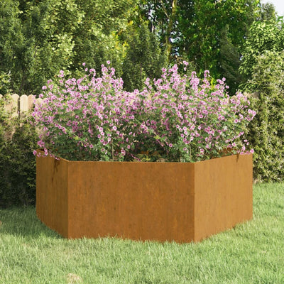 Planter Rusty 54.3"x47.2"x17.7" Corten Steel