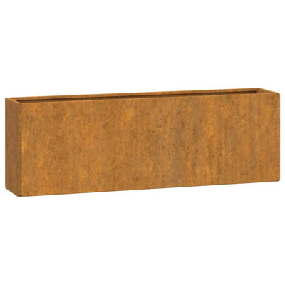 Wall Planters 2 pcs Rusty Corten Steel 20.9"x3.9"x6.7"