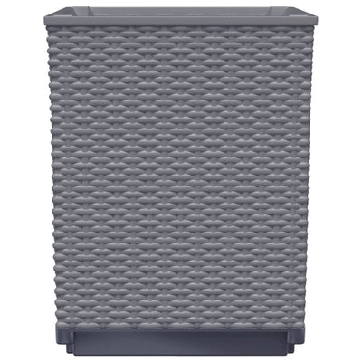 Planters 2 pcs Blue Gray 11.8"x11.8"x14.6" Polypropylene