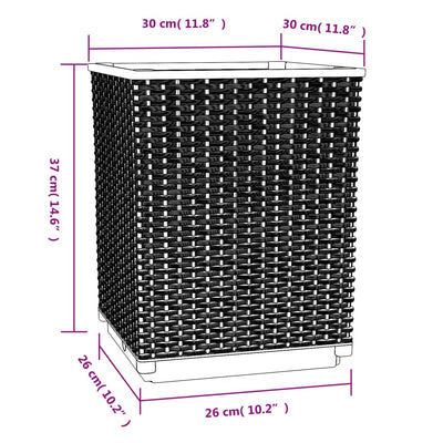 Planters 2 pcs Light Gray 11.8"x11.8"x14.6" Polypropylene