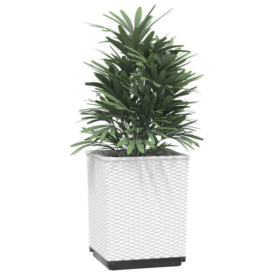 Planters 2 pcs White 11.8"x11.8"x14.6" Polypropylene