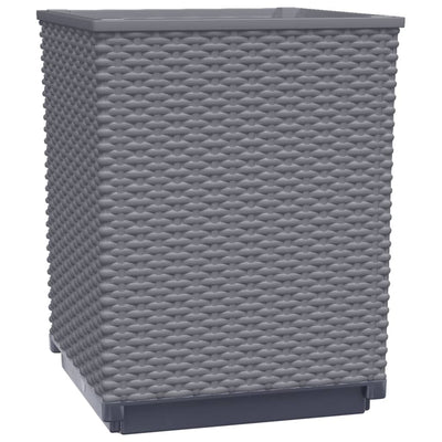 Planters 4 pcs Blue Gray 11.8"x11.8"x14.6" Polypropylene