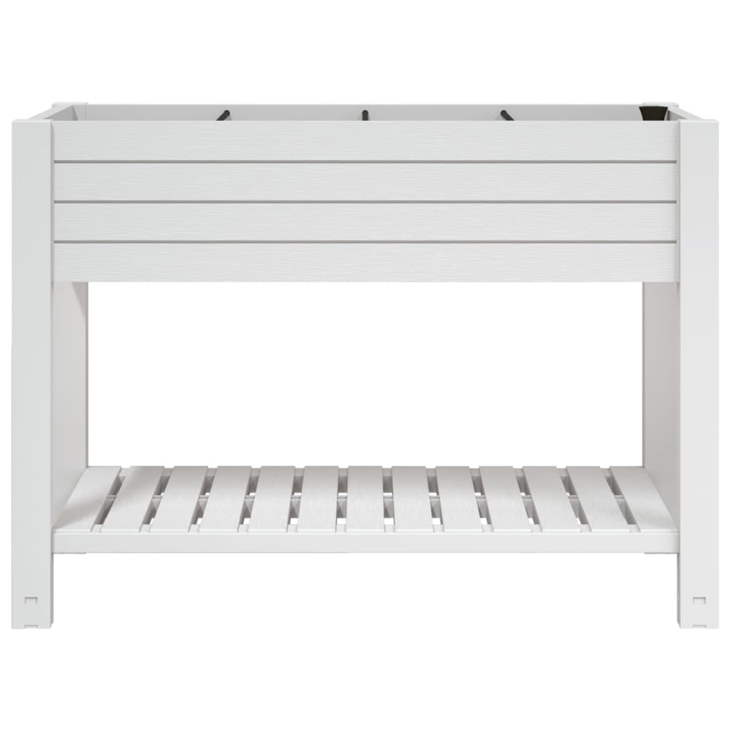 Garden Raised Bed White 43.3"x17.7"x31.1" Polypropylene