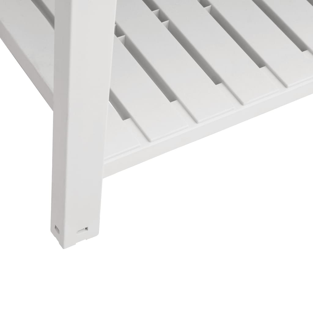 Garden Raised Bed White 43.3"x17.7"x31.1" Polypropylene