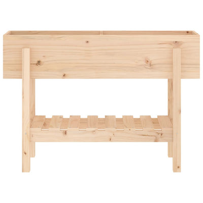 Patio Raised Bed  101x30 x 27.2 " Solid Wood Pine