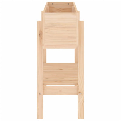 Patio Raised Bed  101x30 x 27.2 " Solid Wood Pine