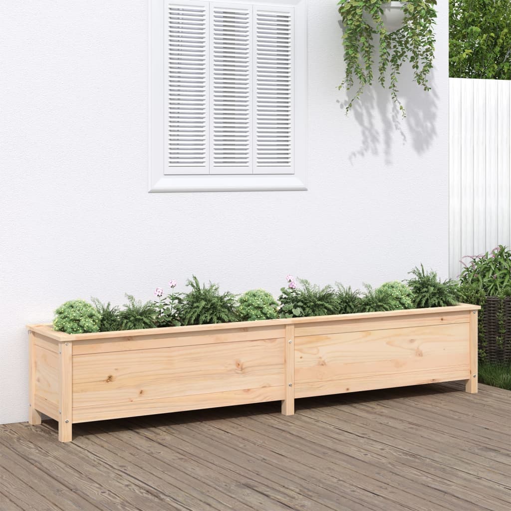 Patio Raised Bed  199,5x40 x 15.4 " Solid Wood Pine