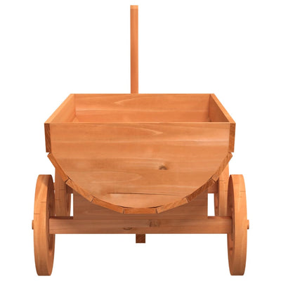 Decorative Wagon 27.6"x16.9"x21.3" Solid Wood Fir