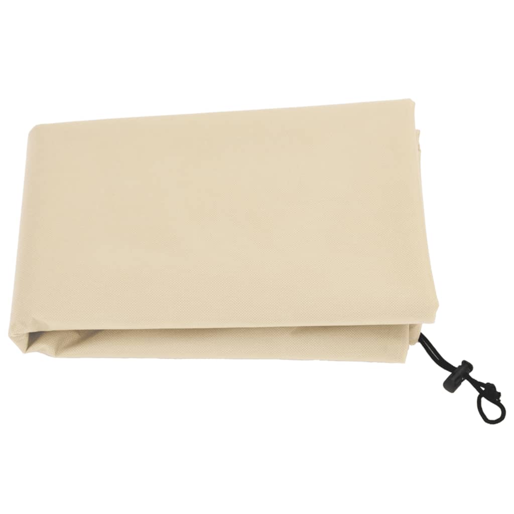 Plant Fleece Cover Set of 4 Beige 100% polypropylene