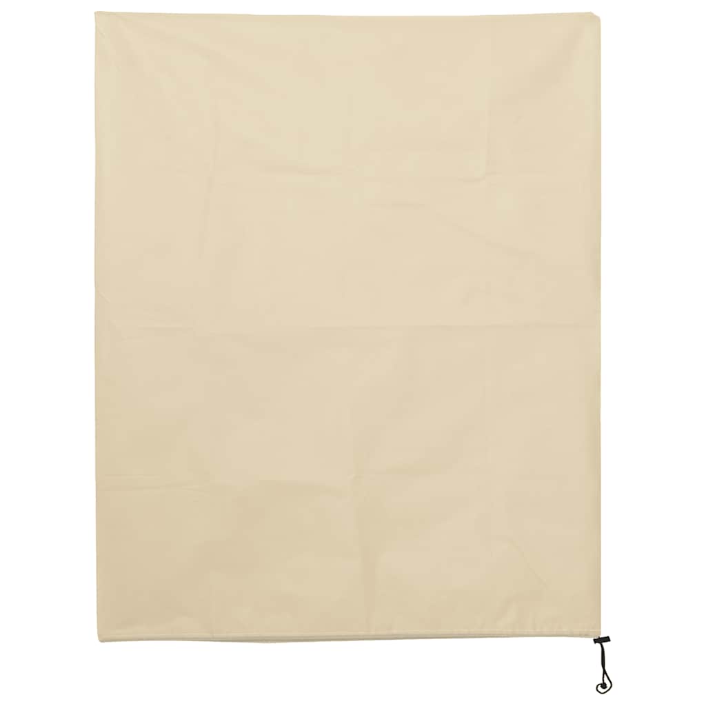 Plant Fleece Cover Set of 4 Beige