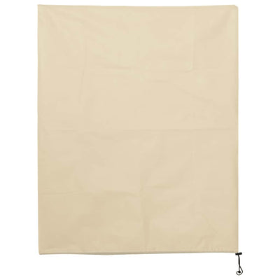 Plant Fleece Cover Set of 4 Beige
