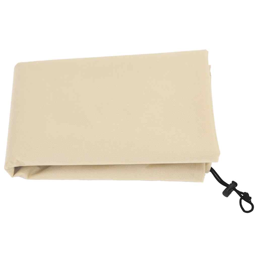 Plant Fleece Cover Set of 4 Beige