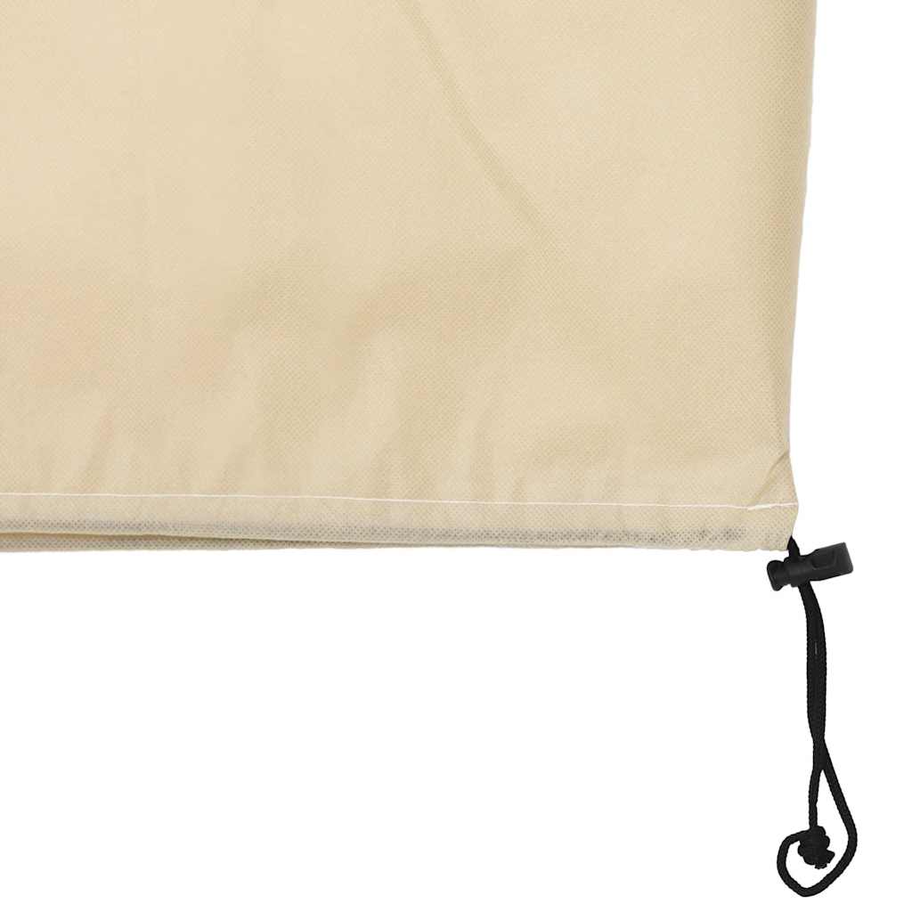Plant Fleece Cover Set of 4 Beige
