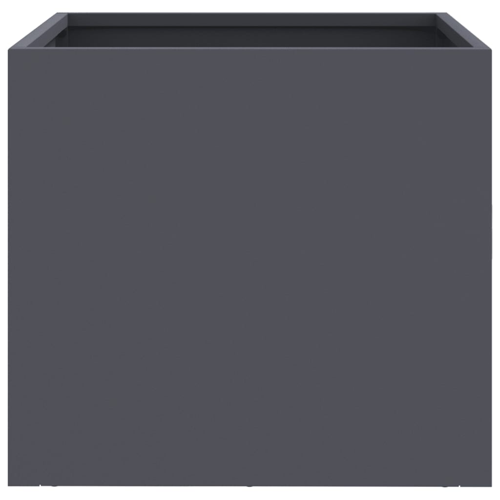 Planter Anthracite 12.6"x11.8"x11.4" Steel