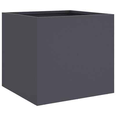 Planter Anthracite 12.6"x11.8"x11.4" Steel