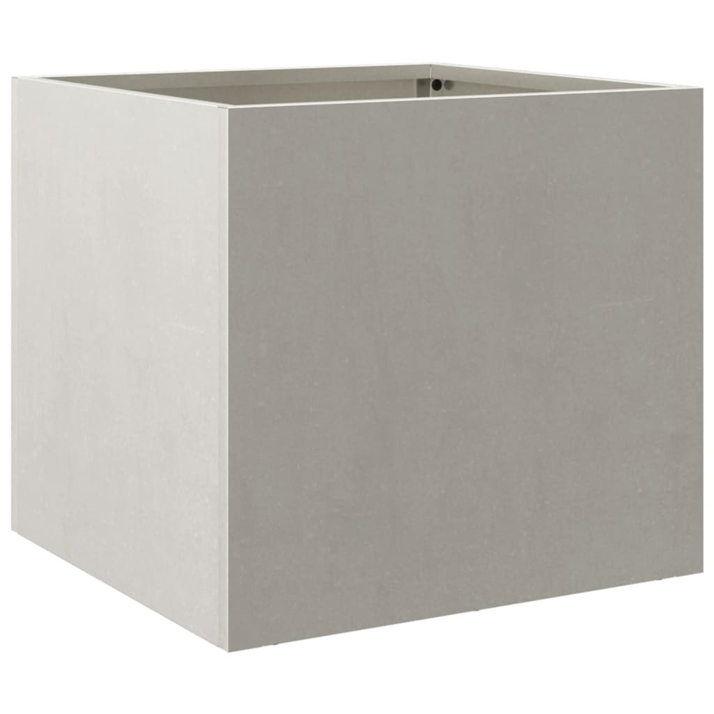 Planter Silver 12.6"x11.8"x11.4" Stainless Steel