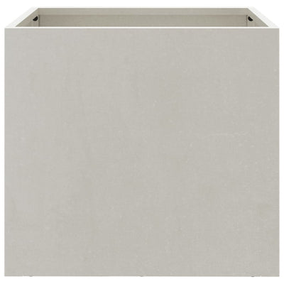 Planter Silver 12.6"x11.8"x11.4" Stainless Steel