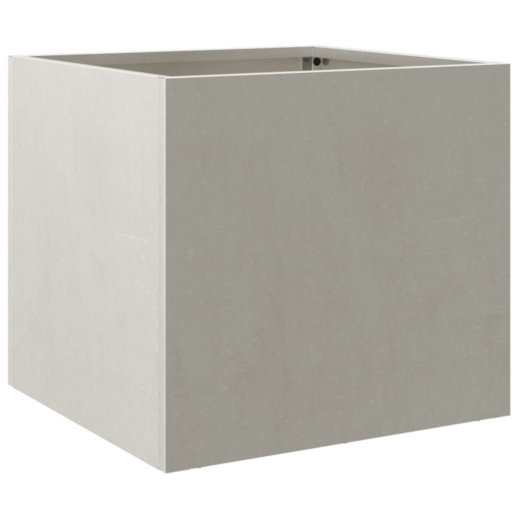 Planter Silver 12.6"x11.8"x11.4" Stainless Steel