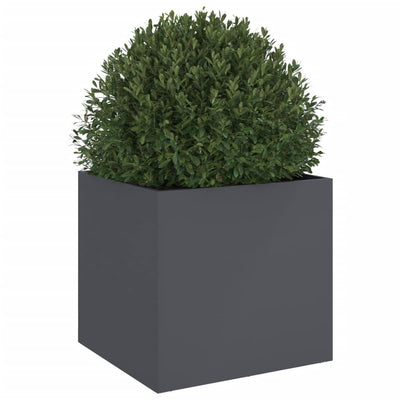 Planter Anthracite 19.3"x18.5"x18.1" Steel