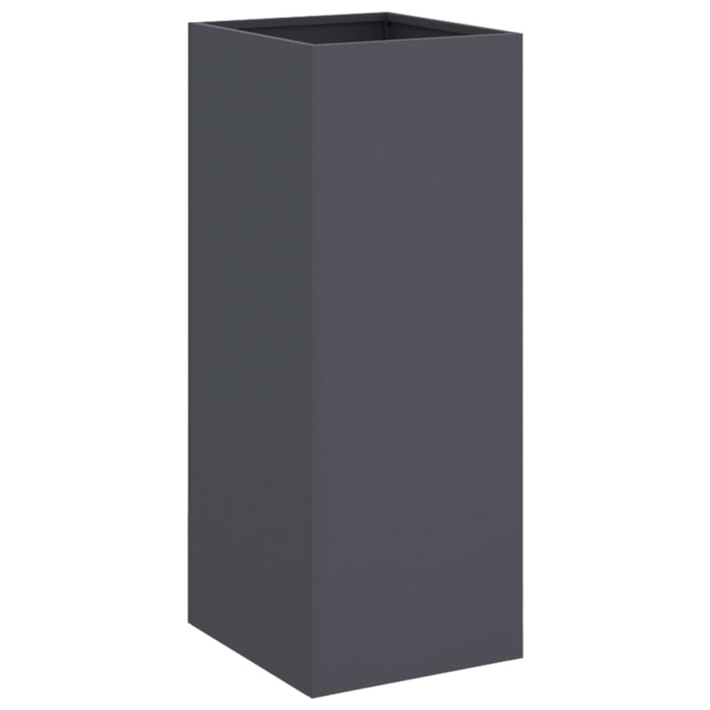 Planter Anthracite 12.6"x11.4"x29.5" Steel