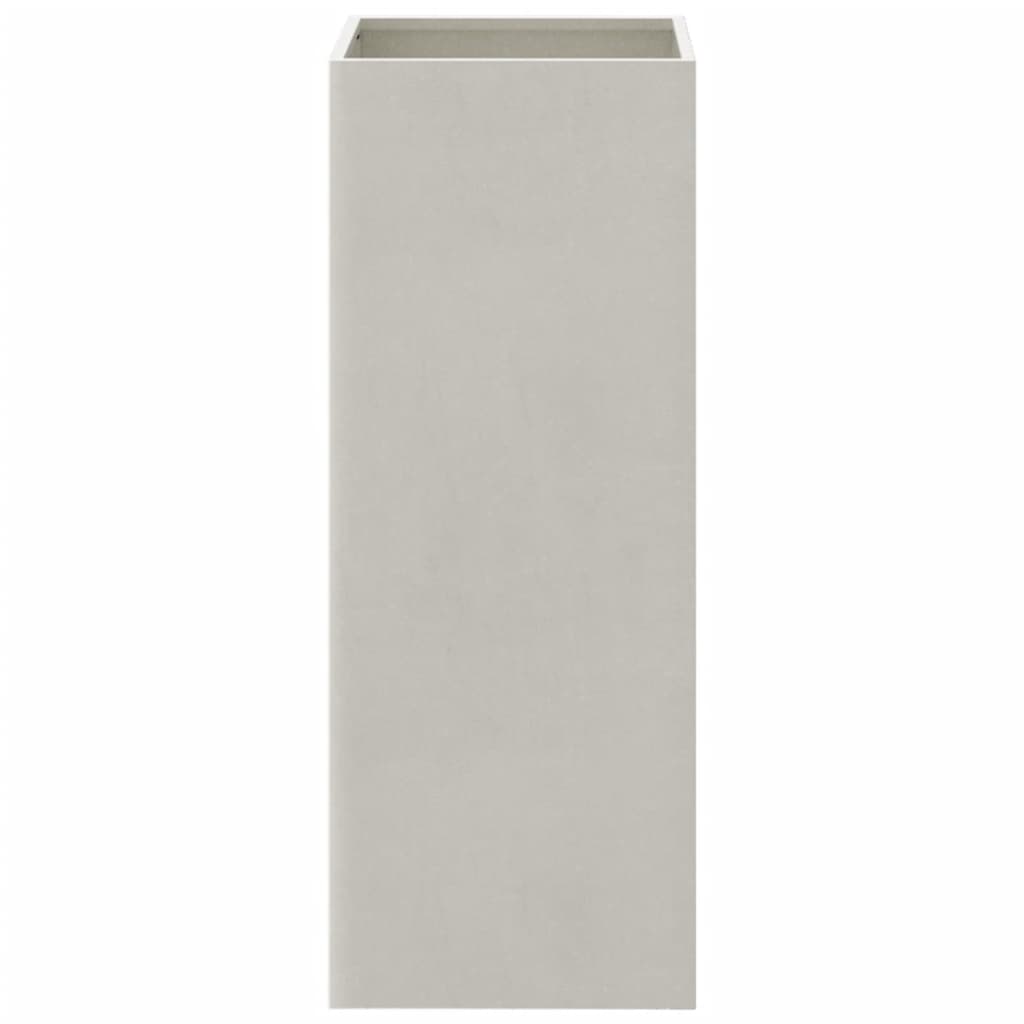 Planter Silver 12.6"x11.4"x29.5" Stainless Steel