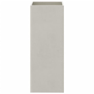 Planter Silver 12.6"x11.4"x29.5" Stainless Steel