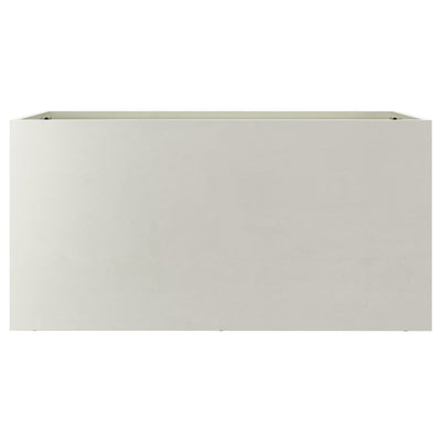 Planter Silver 24.4"x11.8"x11.4" Stainless Steel