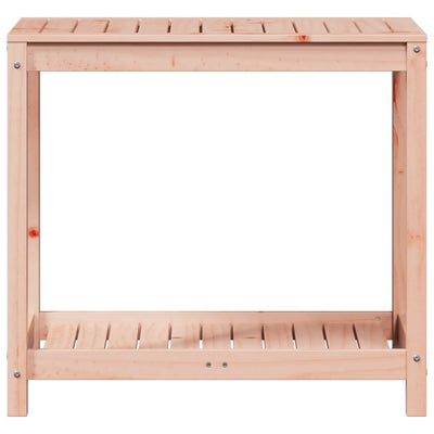 Potting Table Natural Wood Solid douglas wood 32.5 x 19.7 x 29.5 in