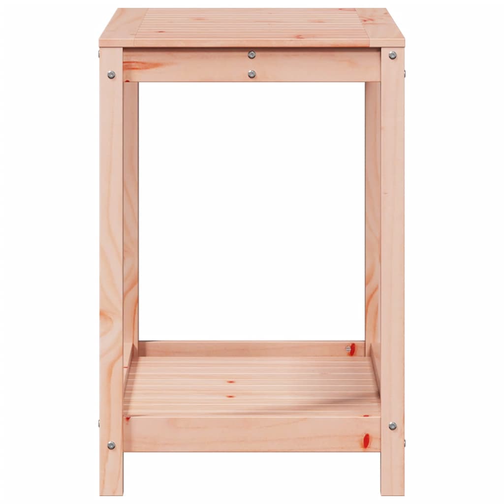 Potting Table Natural Wood Solid douglas wood 32.5 x 19.7 x 29.5 in