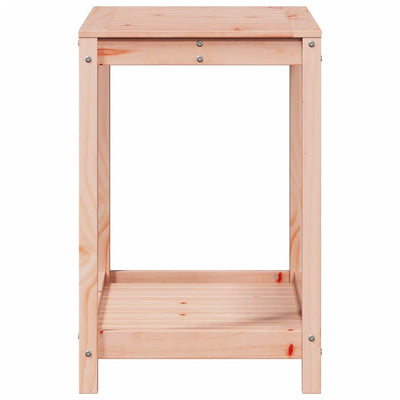 Potting Table Natural Wood Solid douglas wood 32.5 x 19.7 x 29.5 in