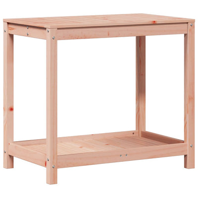 Potting Table Natural Wood Solid douglas wood 32.5 x 19.7 x 29.5 in