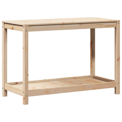 Potting Table Natural Pine Solid Pine Wood Potting Table
