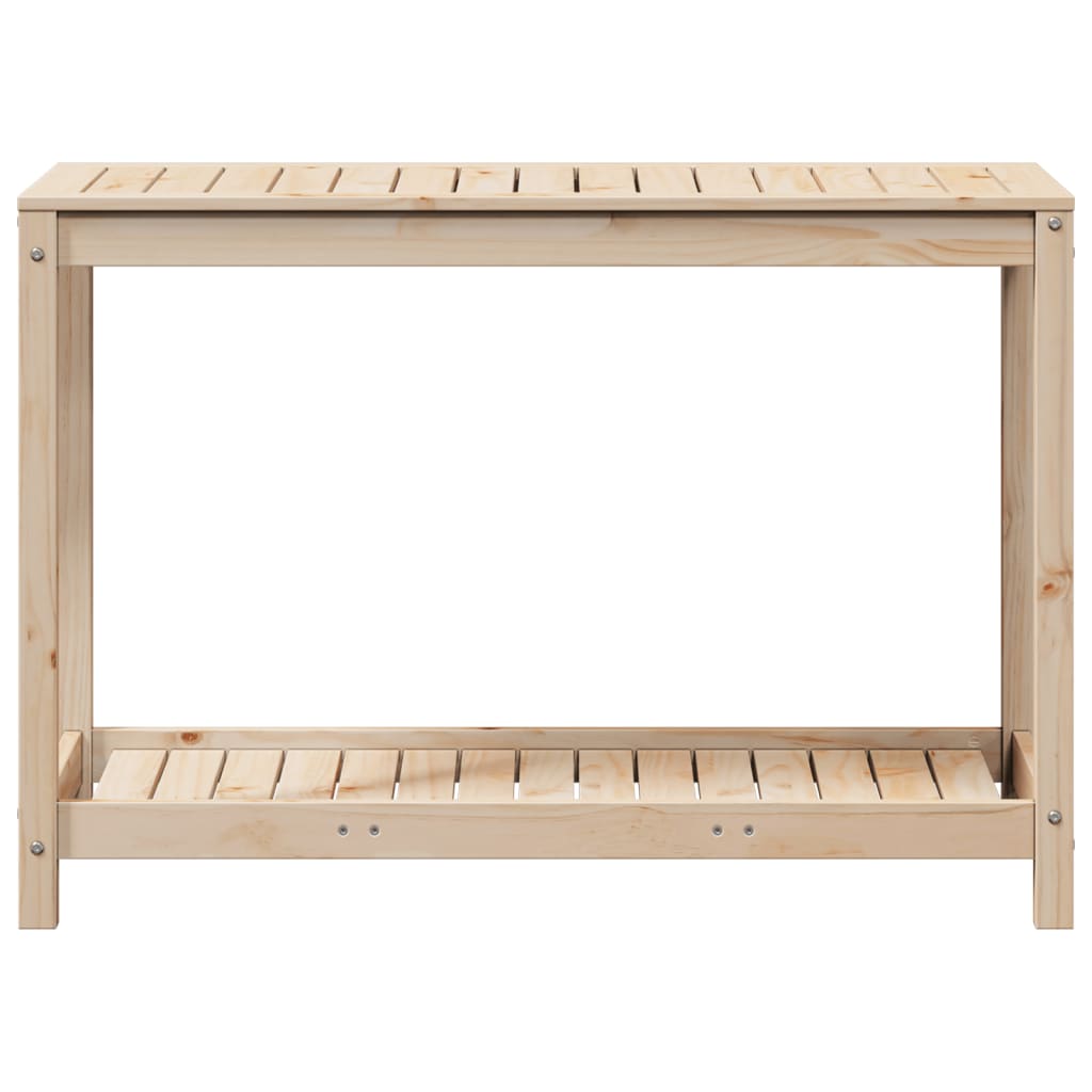 Potting Table Natural Pine Solid Pine Wood Potting Table