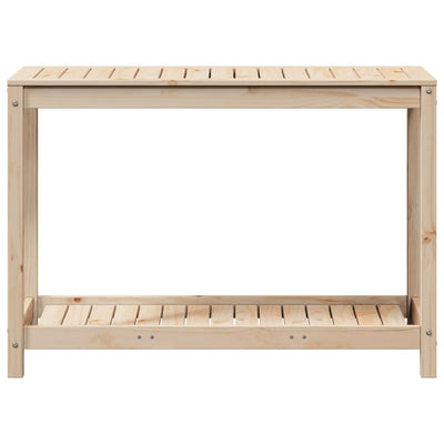 Potting Table Natural Pine Solid Pine Wood Potting Table