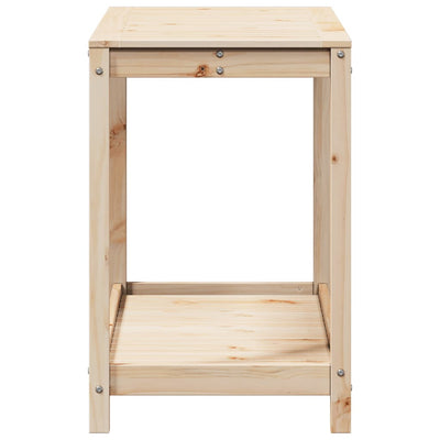 Potting Table Natural Pine Solid Pine Wood Potting Table