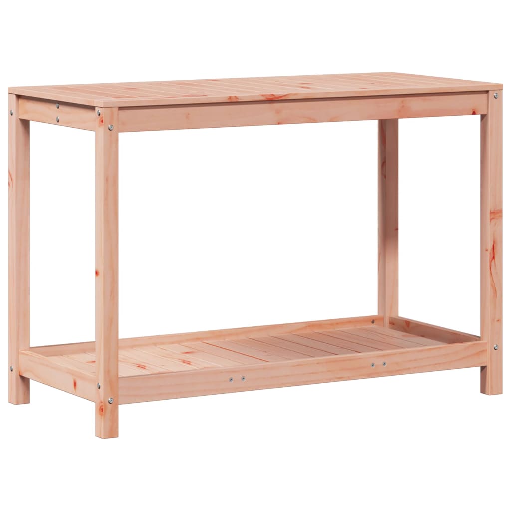 Potting Table Natural wood Solid Douglas wood Large Potting Table