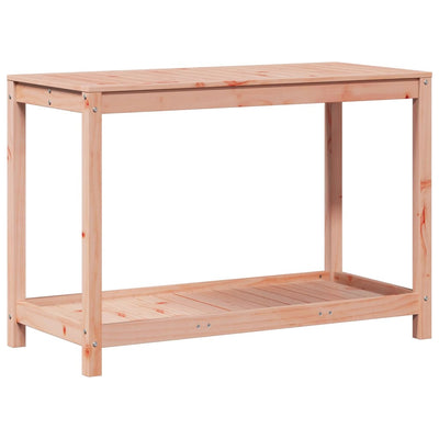 Potting Table Natural wood Solid Douglas wood Large Potting Table