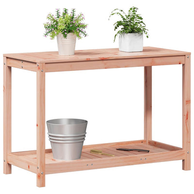 Potting Table Natural wood Solid Douglas wood Large Potting Table