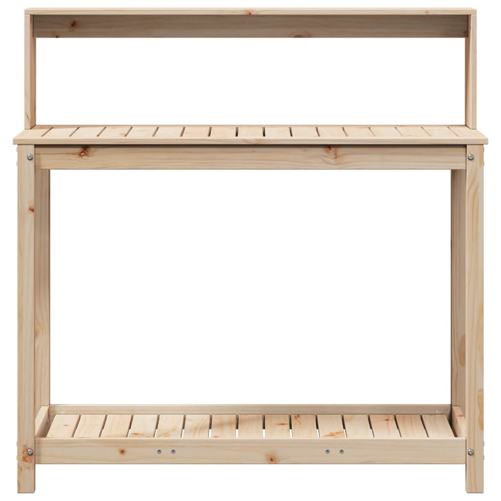 Potting Table Natural Pine Solid pine wood Large Potting Table