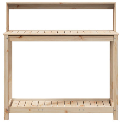 Potting Table Natural Pine Solid pine wood Large Potting Table