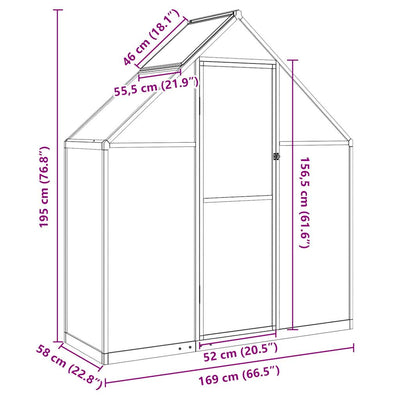 Greenhouse Silver and Transparent