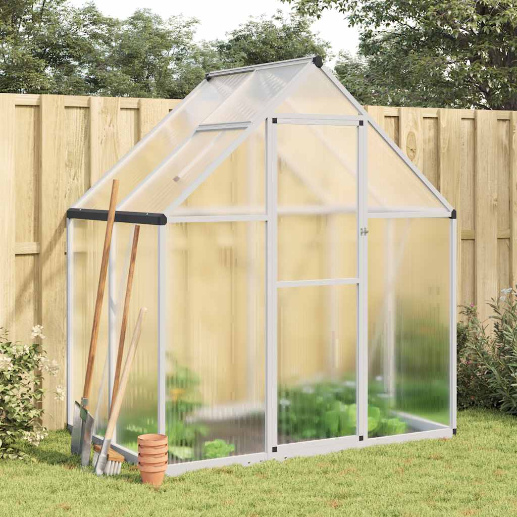 Greenhouse Silver and transparent Aluminum, polycarbonate