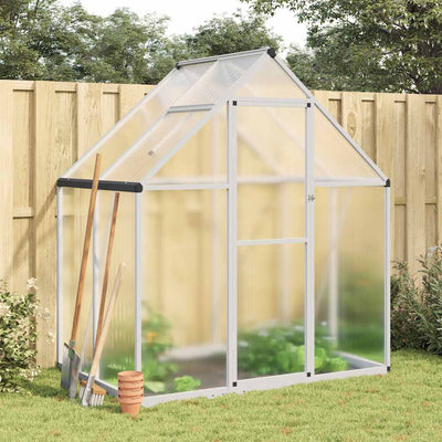 Greenhouse Silver and transparent Aluminum, polycarbonate