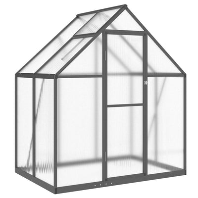 Greenhouse Anthracite and Transparent Aluminum, polycarbonate (PC)